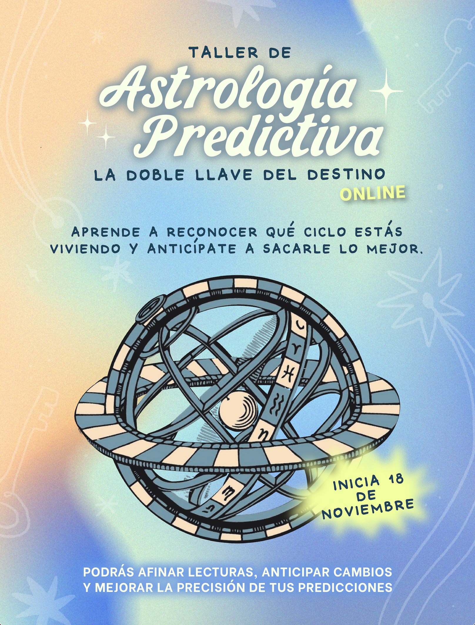 TALLER DE ASTROLOGÍA PREDICTIVA (GRABACION)