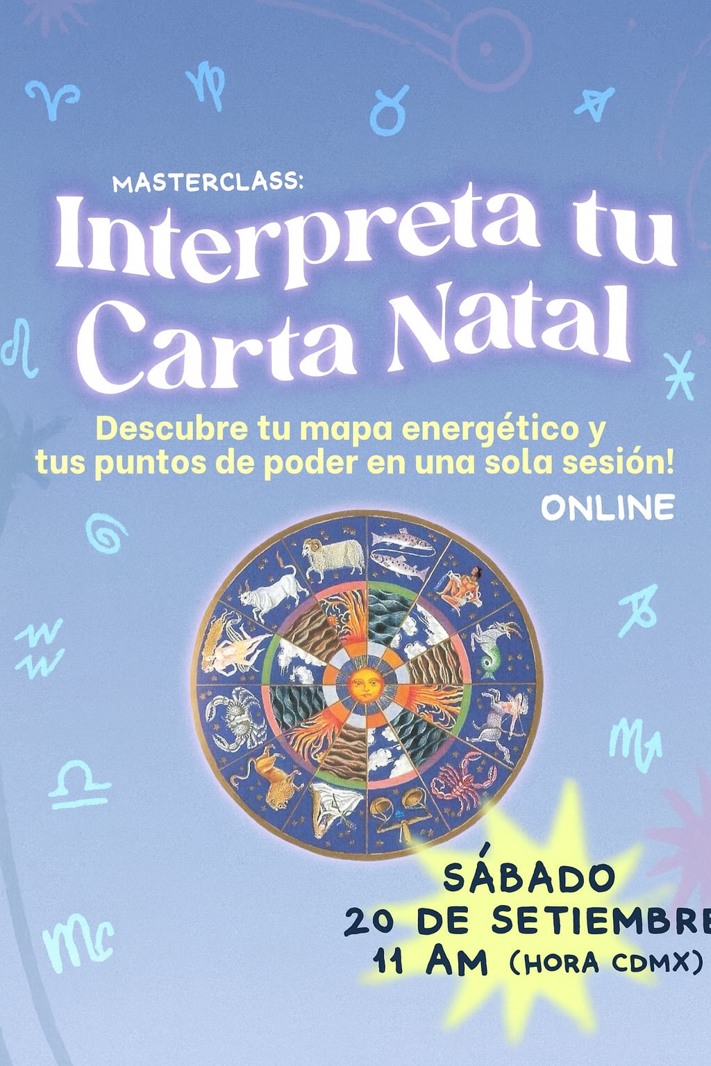 MASTERCLASS: INTERPRETA TU CARTA NATAL