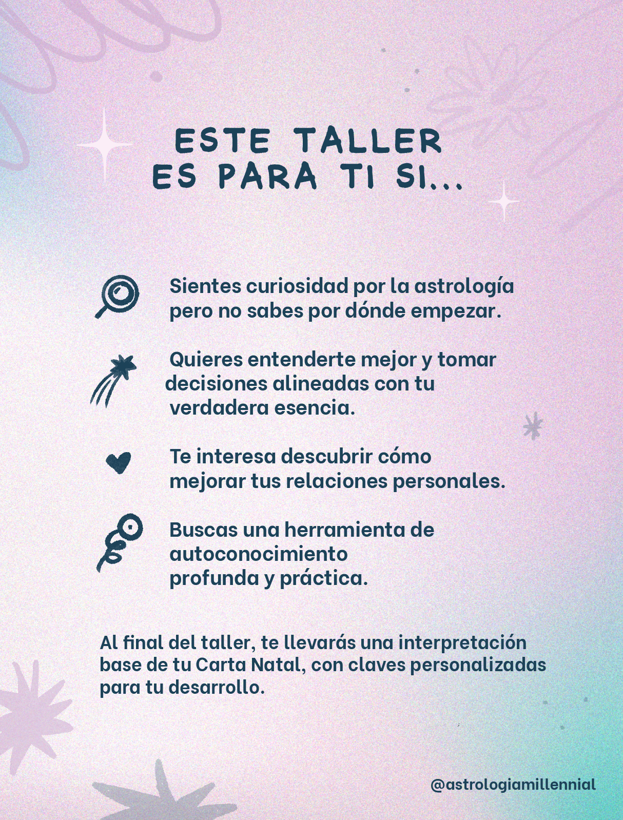TALLER DE ASTROLOGÍA BÁSICO ONLINE