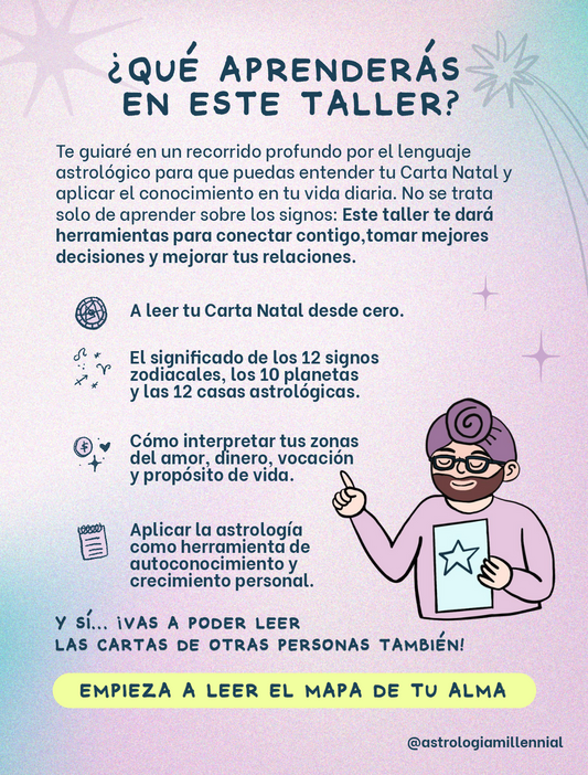 TALLER DE ASTROLOGÍA BÁSICO ONLINE
