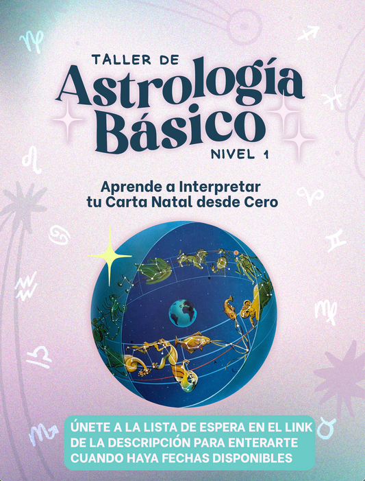 TALLER DE ASTROLOGÍA BÁSICO ONLINE