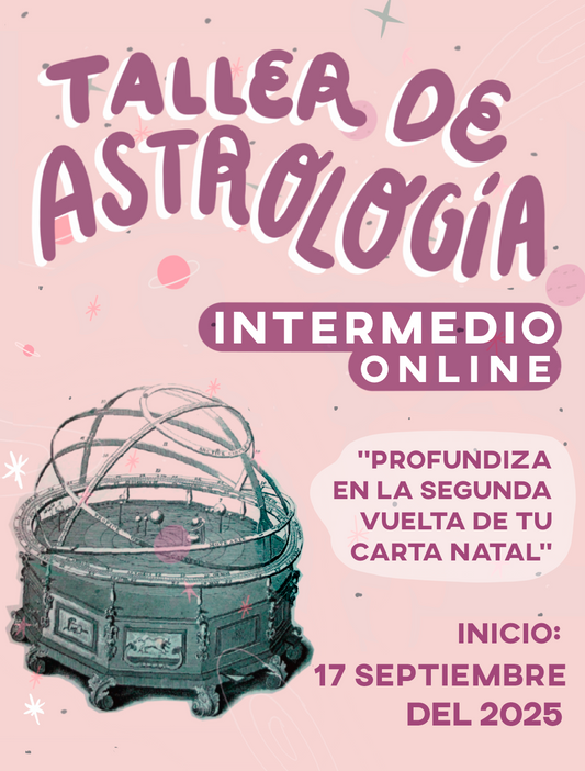 TALLER DE ASTROLOGÍA INTERMEDIO ONLINE