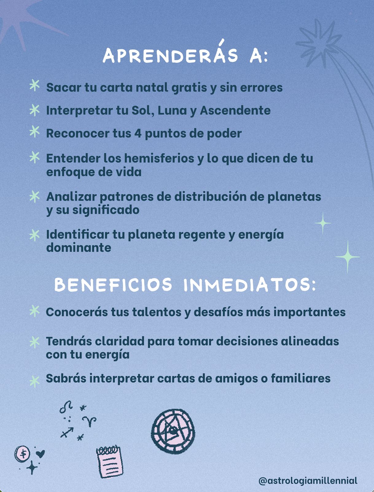 MASTERCLASS: INTERPRETA TU CARTA NATAL (GRABACION)