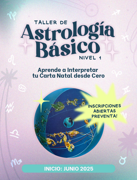 TALLER DE ASTROLOGÍA BÁSICO ONLINE