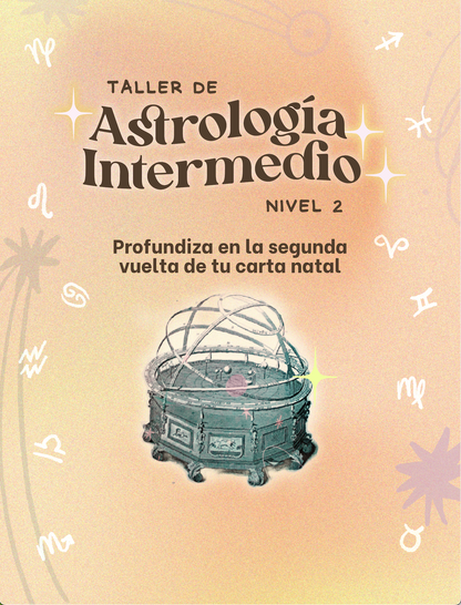 TALLER DE ASTROLOGÍA INTERMEDIO ONLINE