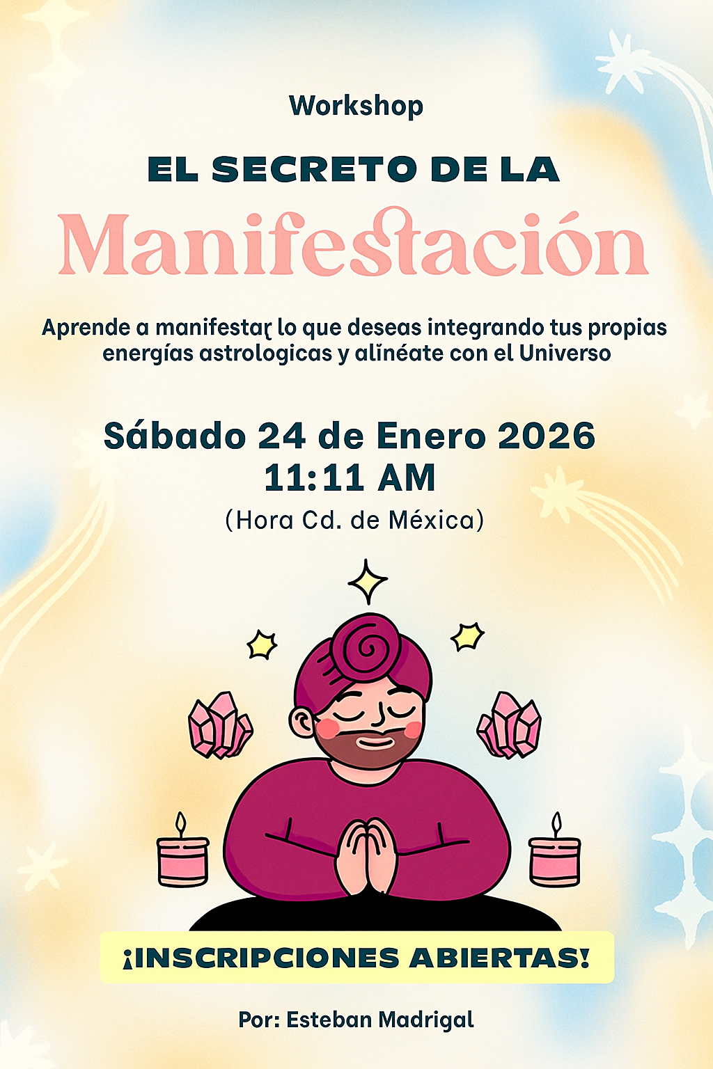 WORKSHOP EL SECRETO DE LA MANIFESTACIÓN