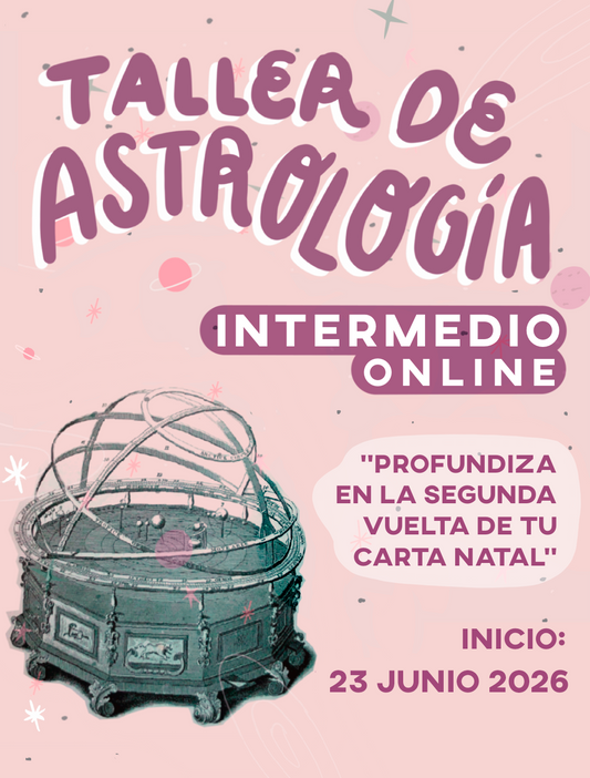 TALLER DE ASTROLOGÍA INTERMEDIO ONLINE