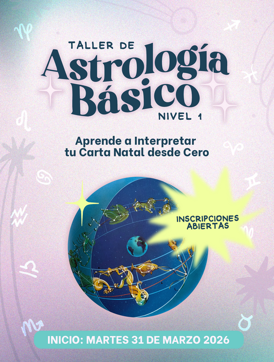 TALLER DE ASTROLOGÍA BÁSICO ONLINE