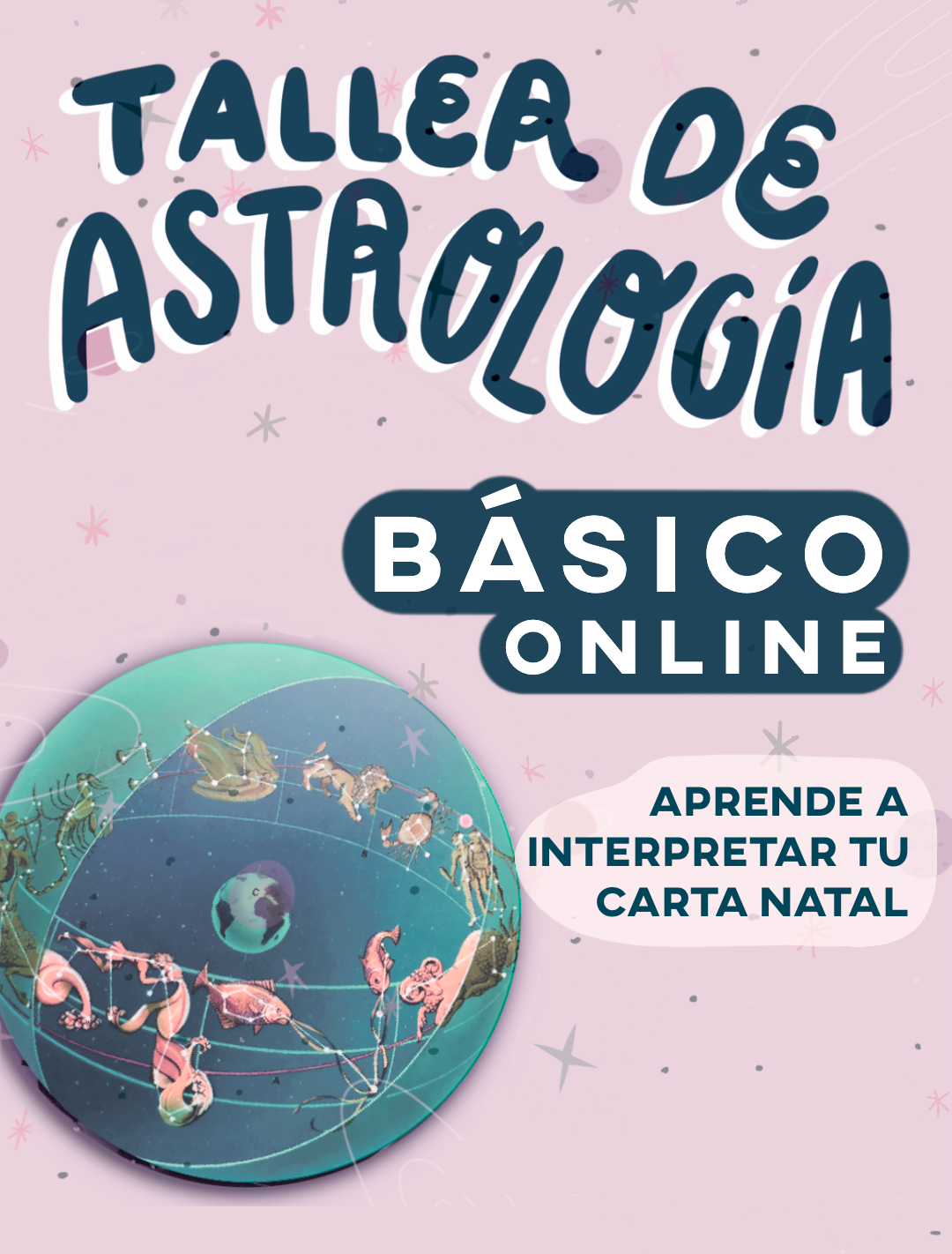 TALLER DE ASTROLOGÍA BÁSICO ONLINE - $180 DÓLARES