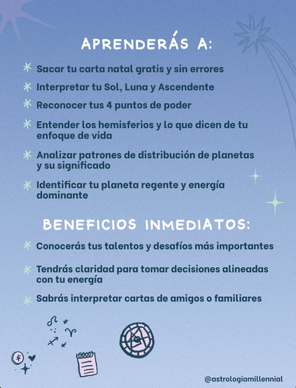 MASTERCLASS: INTERPRETA TU CARTA NATAL